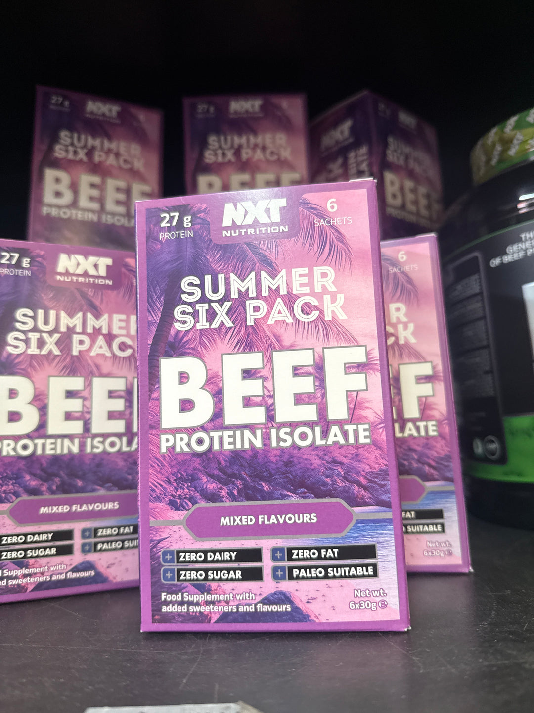 Nxt beef isolate summer six pack