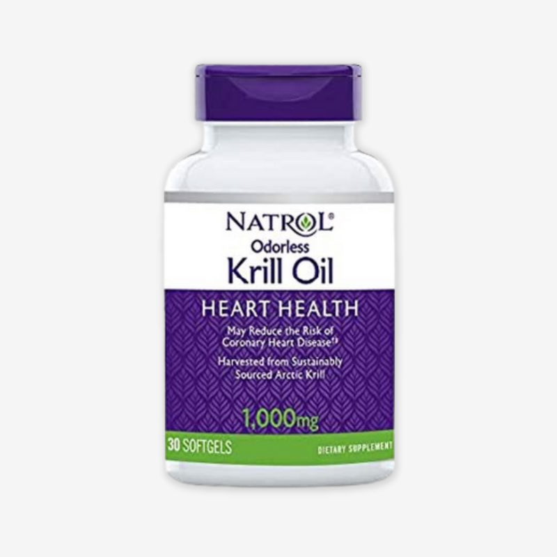 Natrol, Odorless Krill Oil, 1000mg 30 softgels Dynamic Nutrition