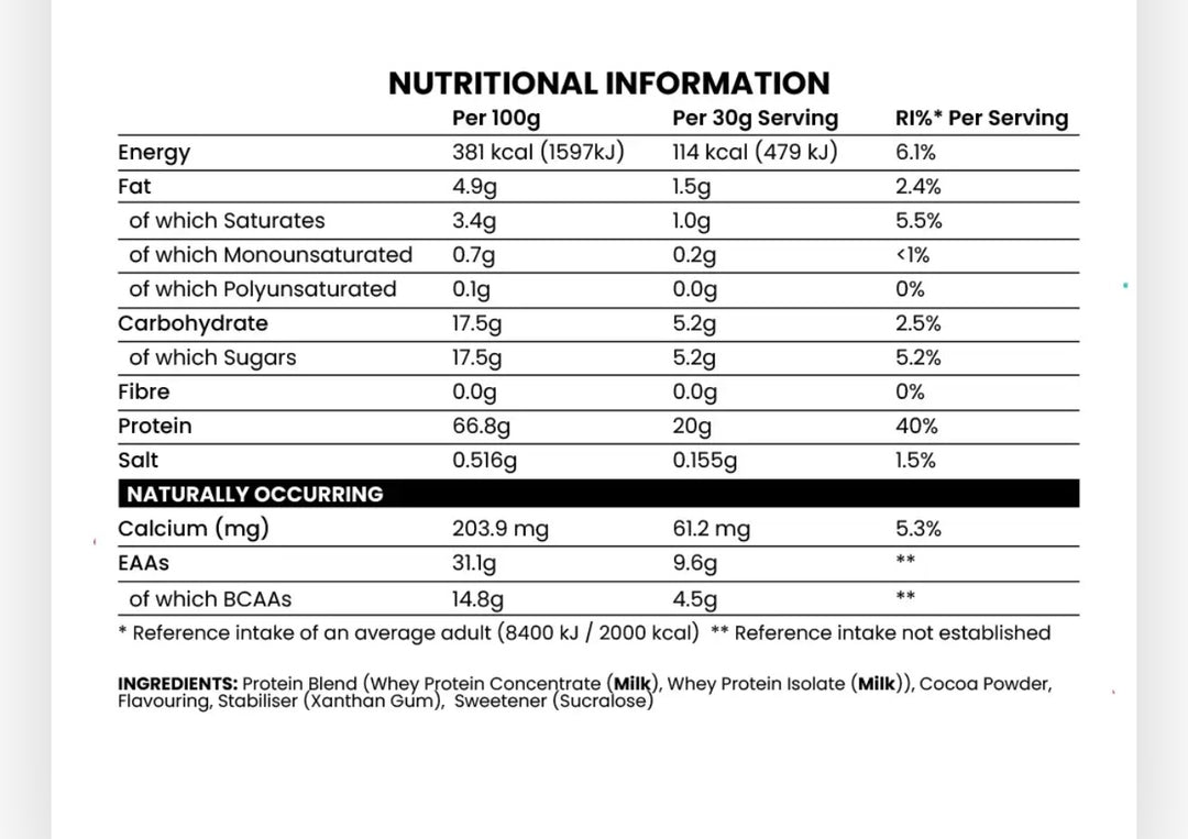 Chaos crew whey protein 720g