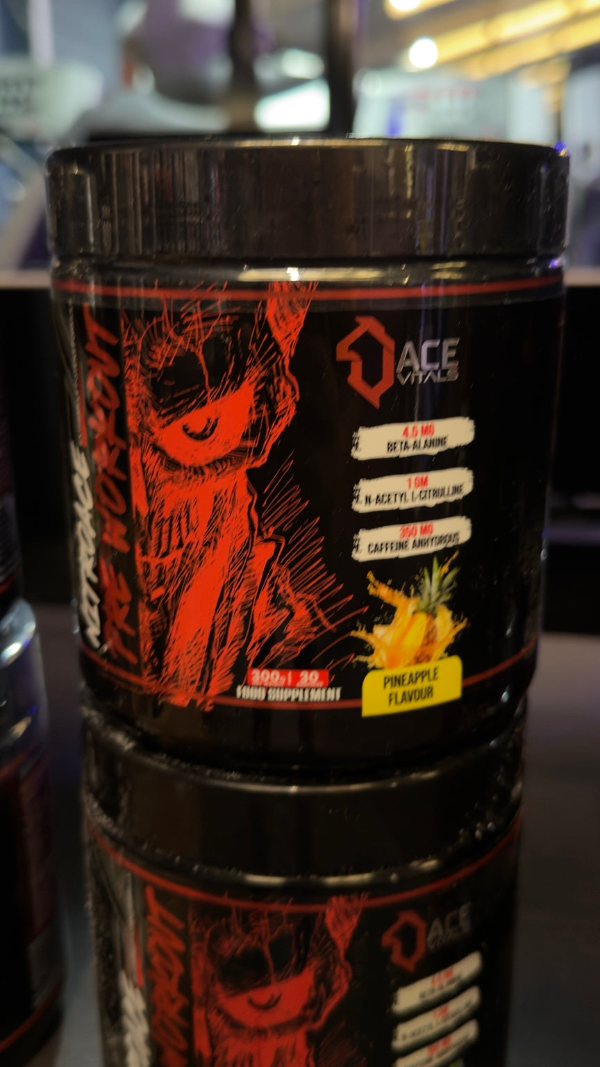 ACE Vitals NitroAce pre-workout Pineapple flavour 300g