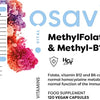 Osavi MethylFolate & Methyl-B12-120 Vegan caps